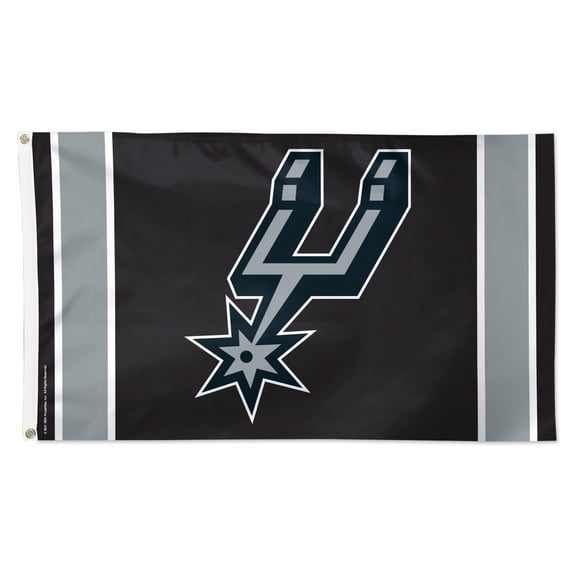 WinCraft San Antonio Spurs 3' x 5' Vertical Stripe Deluxe Single-Sided Flag