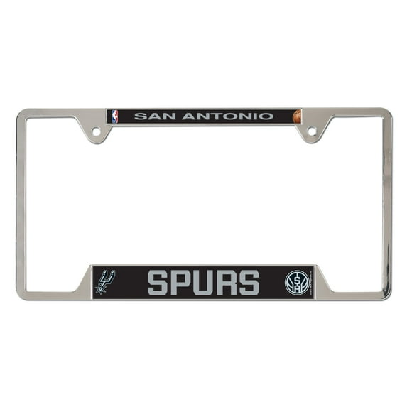 WinCraft San Antonio Spurs Primary Logo Metal License Plate Frame
