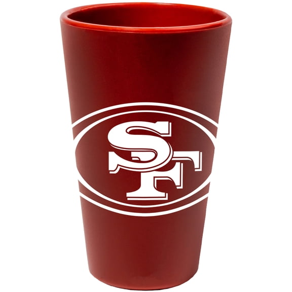 WinCraft San Francisco 49ers 16oz. Silicone Pint Glass