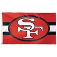 thumbnail image 1 of WinCraft San Francisco 49ers 3' x 5' Historic Logo One-Sided Flag, 1 of 1