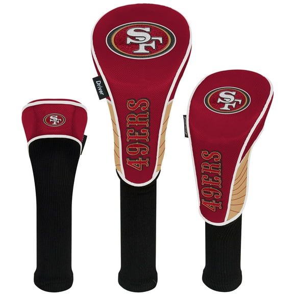 WinCraft San Francisco 49ers Three-Pack Golf Club Headcover Set