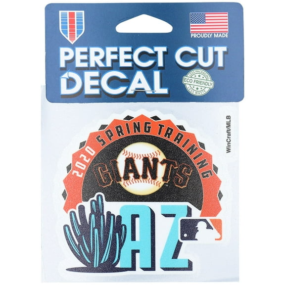 WinCraft San Francisco Giants 3" x 4" 2020 Spring Training Perfect Cut Decal