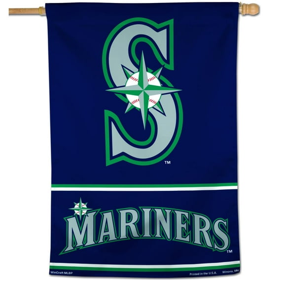 WinCraft Seattle Mariners 28" x 40" Team Single-Sided Vertical Banner