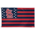 thumbnail image 1 of WinCraft St. Louis Cardinals 3' x 5' Stars & Stripes One-Sided Flag, 1 of 1