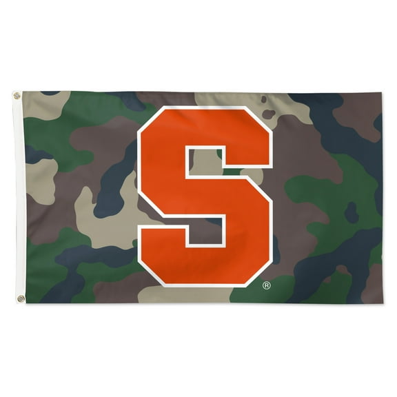 WinCraft Syracuse Orange 3' x 5' Single-Sided Deluxe Camo Flag