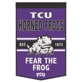 thumbnail image 1 of WinCraft TCU Horned Frogs 24" x 38" Slogan Banner, 1 of 1