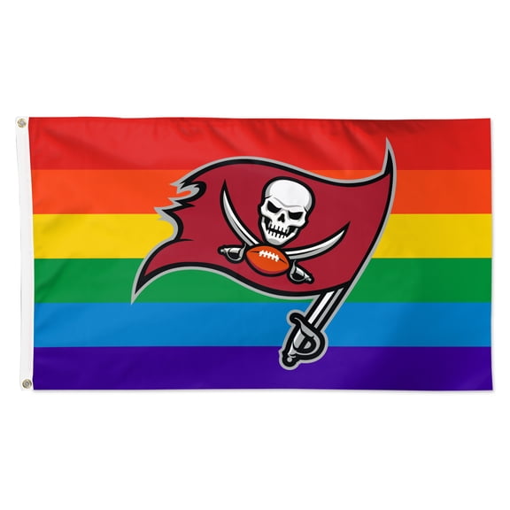 WinCraft Tampa Bay Buccaneers 3' x 5' Pride 1-Sided Deluxe Flag