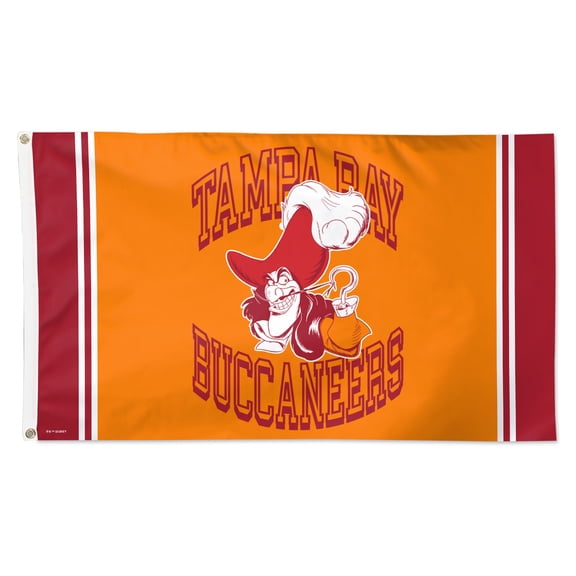 WinCraft Tampa Bay Buccaneers Disney x NFL Captain Hook 3' x 5' Single-Sided Deluxe Flag