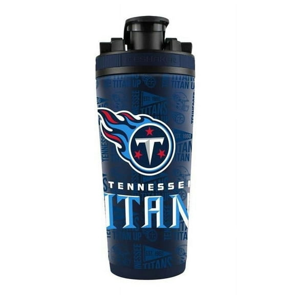 WinCraft Tennessee Titans 26oz. 4D Stainless Steel Ice Shaker Bottle