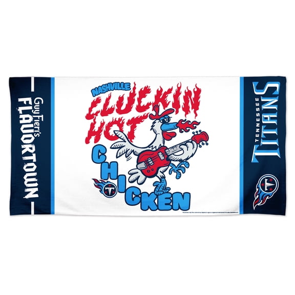 WinCraft Tennessee Titans NFL x Guy Fieri-s Flavortown 30" x 60" Spectra Beach Towel