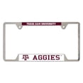 thumbnail image 1 of WinCraft  Texas A&M Aggies Chrome Plated Metal License Plate Frame, 1 of 1