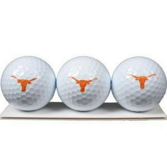 WinCraft Texas Longhorns Golf Balls, 3 Pack