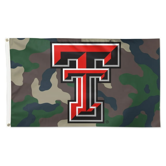 WinCraft Texas Tech Red Raiders 3' x 5' Single-Sided Deluxe Camo Flag