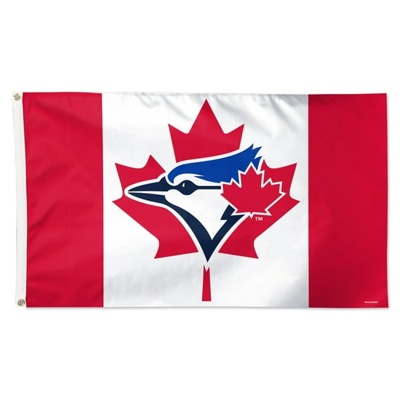 WinCraft Toronto Blue Jays 3' x 5' Canada Deluxe Single-Sided Flag