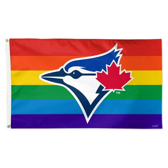 WinCraft Toronto Blue Jays 3' x 5' Single-Sided Deluxe Team Pride Flag