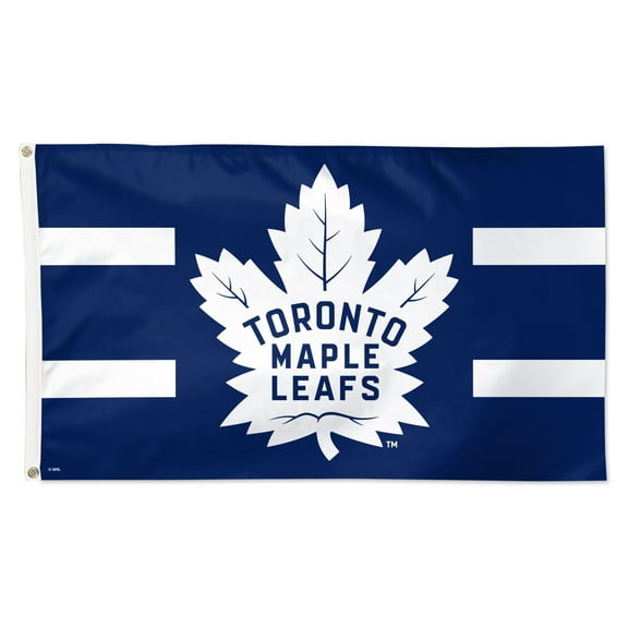 WinCraft Toronto Maple Leafs 3' x 5' Team Stripe Deluxe Single-Sided Flag