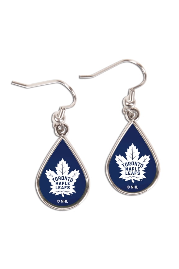 Toronto Maple Leafs Tear Drop Dangle Earrings