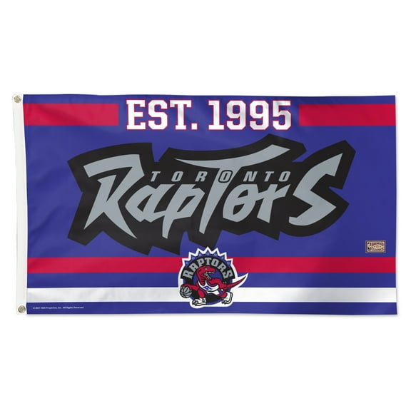 WinCraft Toronto Raptors 3' x 5' Single-Sided Franchise Establishment Deluxe Flag