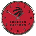 thumbnail image 1 of WinCraft Toronto Raptors Chrome Wall Clock, 1 of 1