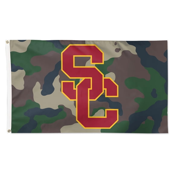 WinCraft USC Trojans 3' x 5' Single-Sided Deluxe Camo Flag