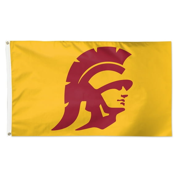 WinCraft USC Trojans 3' x 5' Single-Sided Deluxe Secondary Team Logo Flag