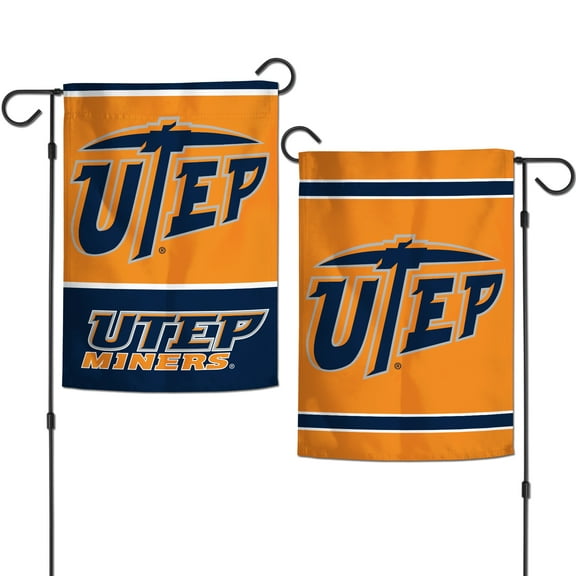 NCAA Texas El Paso Name 12" x 18" Garden Flag