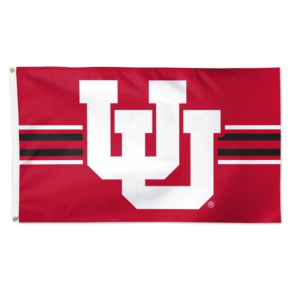 WinCraft Utah Utes 3' x 5' Horizontal Stripe Deluxe Single-Sided Flag