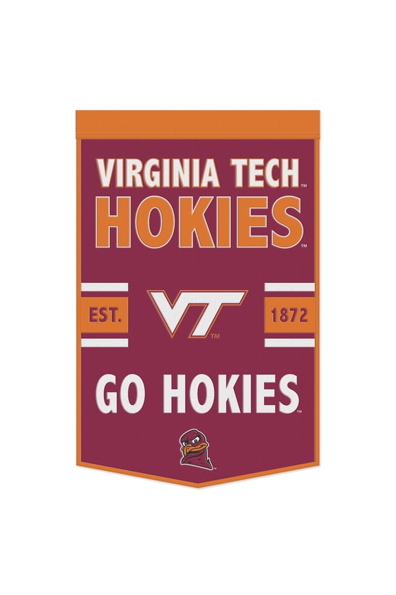 Virginia Tech Hokies 24" x 38" Primary Logo Banner