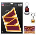 thumbnail image 1 of WinCraft Washington Commanders 4-Pack Key Rings and Magnets Set, 1 of 1