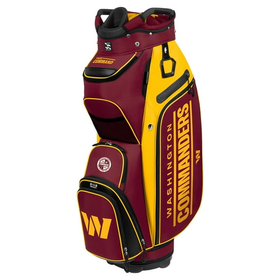 WinCraft Washington Commanders Bucket III Cooler Cart Golf Bag