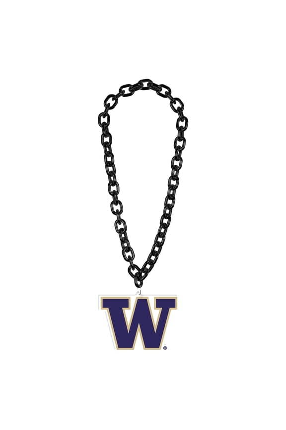 Washington Huskies Big Chain Logo Necklace