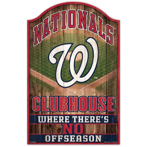 WinCraft Washington Nationals 11'' x 17'' Vintage Wood Sign