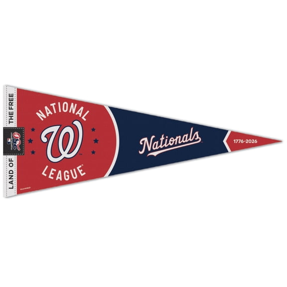 WinCraft Washington Nationals 12" x 30" America 250 Premium Pennant