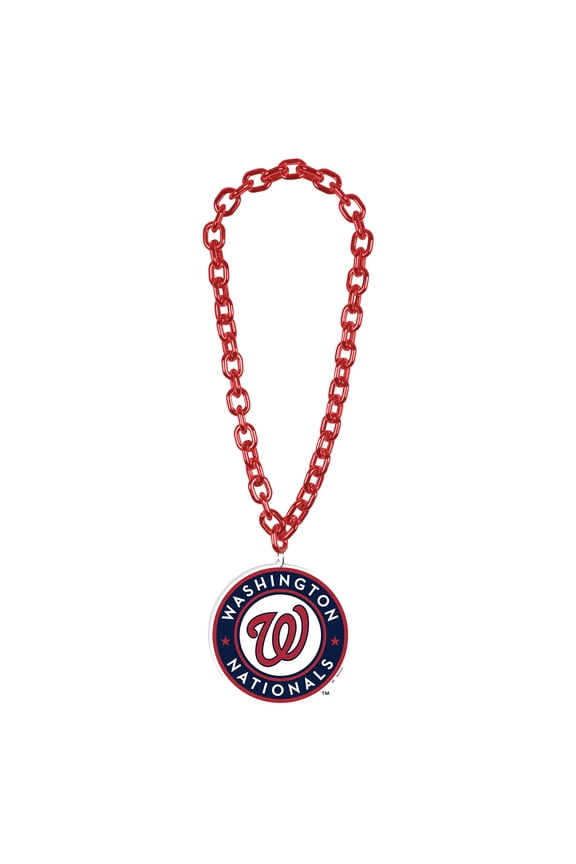Washington Nationals Big Chain Logo Necklace