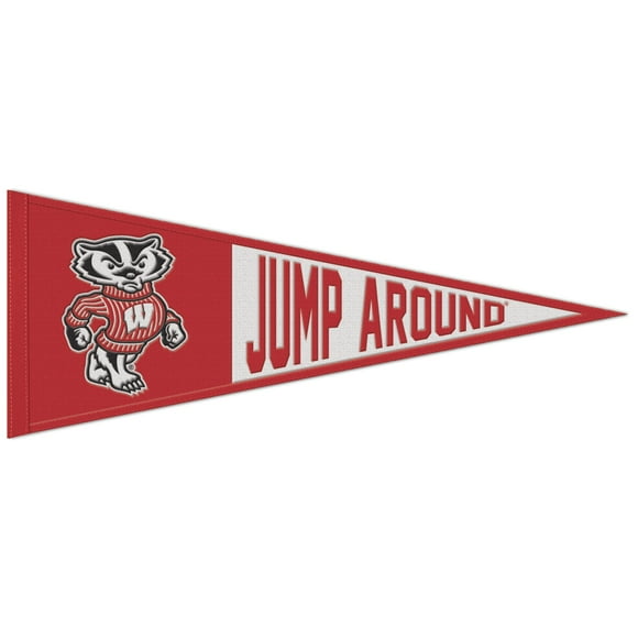 WinCraft Wisconsin Badgers 13" x 32" Slogan Pennant
