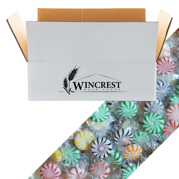 WinCrest Assorted Fruit Starlights - Wrapped Hard Candy - 5 Lb Case