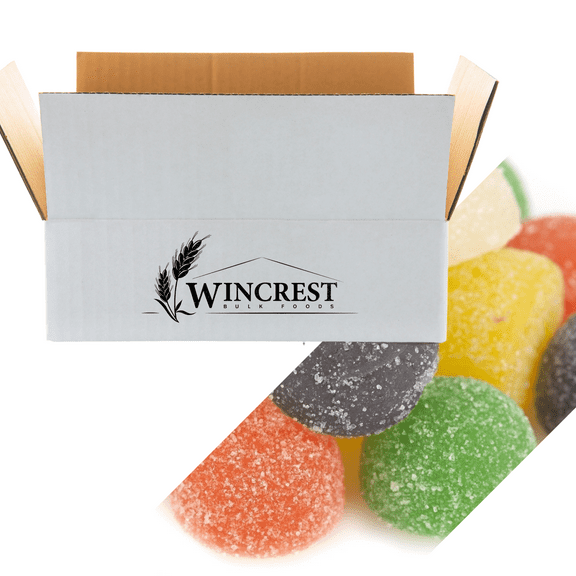 WinCrest Assorted Sour Gum Drops - Assorted Flavors - 5 Lb Case
