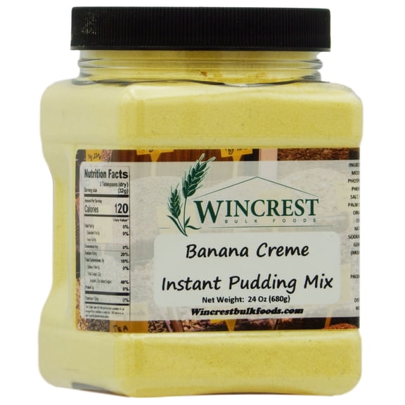WinCrest Banana Creme Instant Pudding Mix- 1.5 Lb Tub