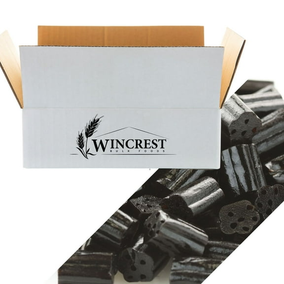 WinCrest Bulk Black Licorice Bites - 5 Lb Case