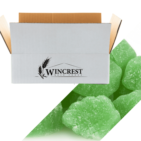 WinCrest Bulk Jelly Spearmint Leaves - 5 Lb Case