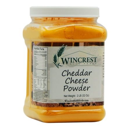 Gourmet Cheddar Cheese Powder - 2 Lb Size Tub 2 Pound (Pack of 1)