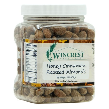 WinCrest Honey Cinnamon Roasted Almonds - 1 Lb Tub