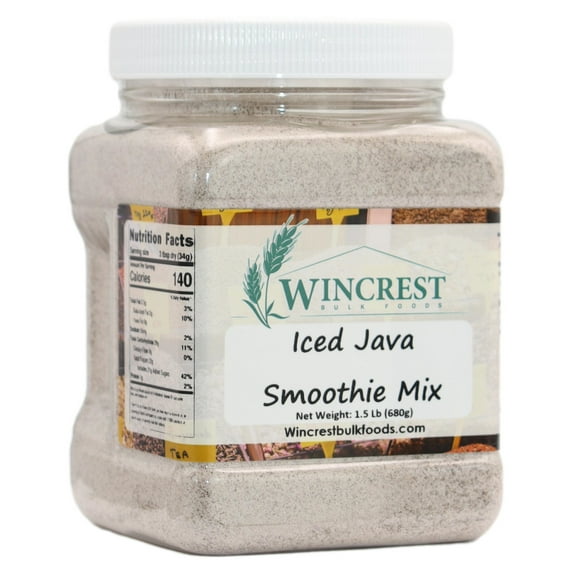 WinCrest Iced Java Smoothie Mix - 1.5 Lb (680g) Tub