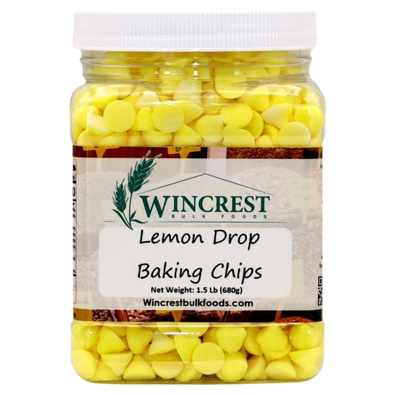 WinCrest Lemon Drop Baking Chips - 1.5 Lb Tub