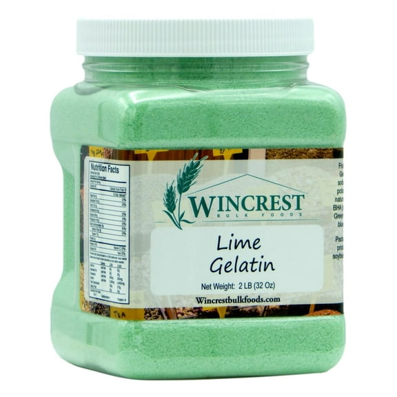 WinCrest Lime Flavored Gelatin - 2 Lb Tub