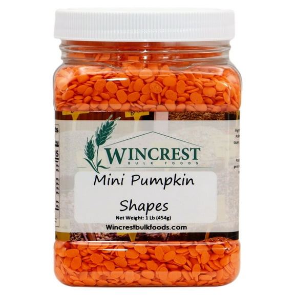 WinCrest Mini Pumpkin Shape Sprinkles - 1.25 Lb Tub