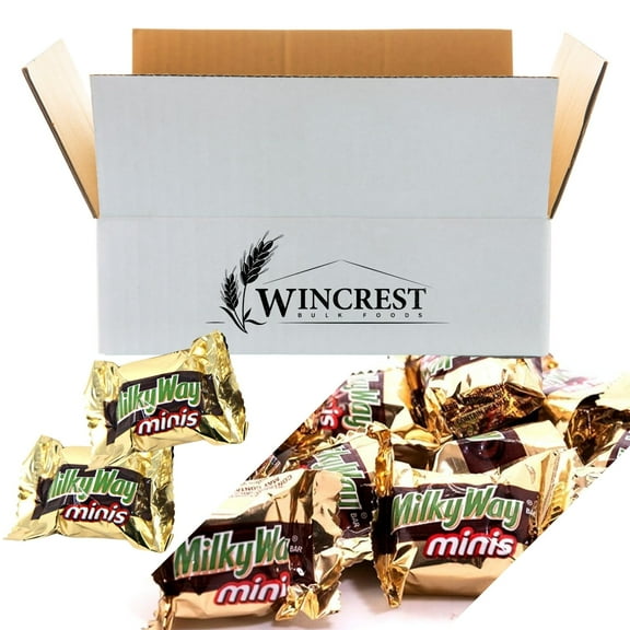 WinCrest Mini Wrapped Milky Way Candy Bars - 5 Lb Case