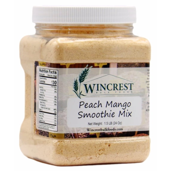 WinCrest Peach Mango Smoothie Mix - 1.5 Lb Tub