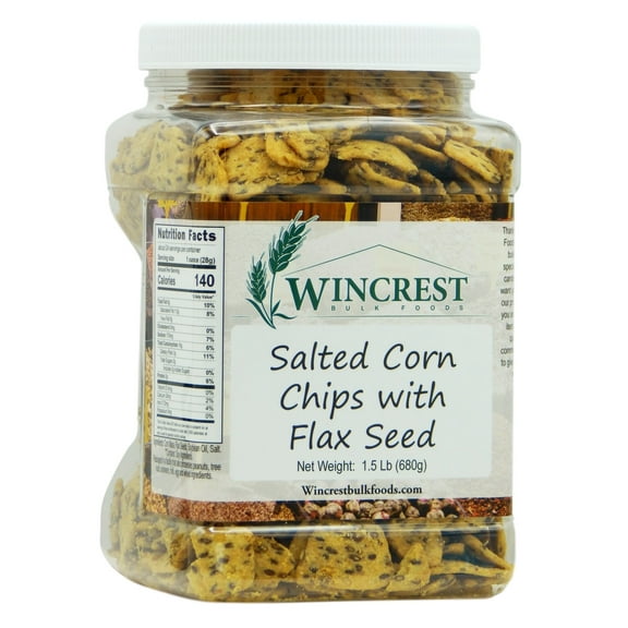WinCrest Salted Corn Chips - 1.5 Lb Tub