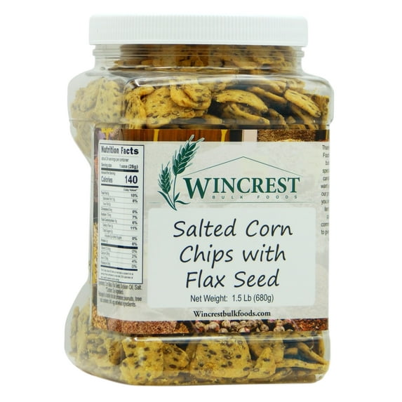 WinCrest Salted Corn Chips - 1.5 Lb Tub